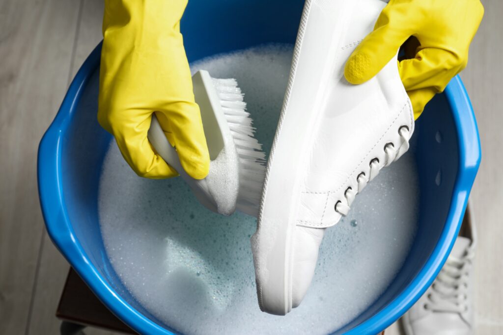 hand-washing-sneakers-bucket